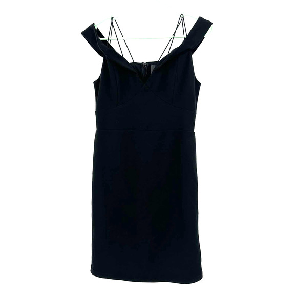 Lulus size Medium reason to celebrate black dress off the shoulder New with‎ TAG - Picture 1 of 7